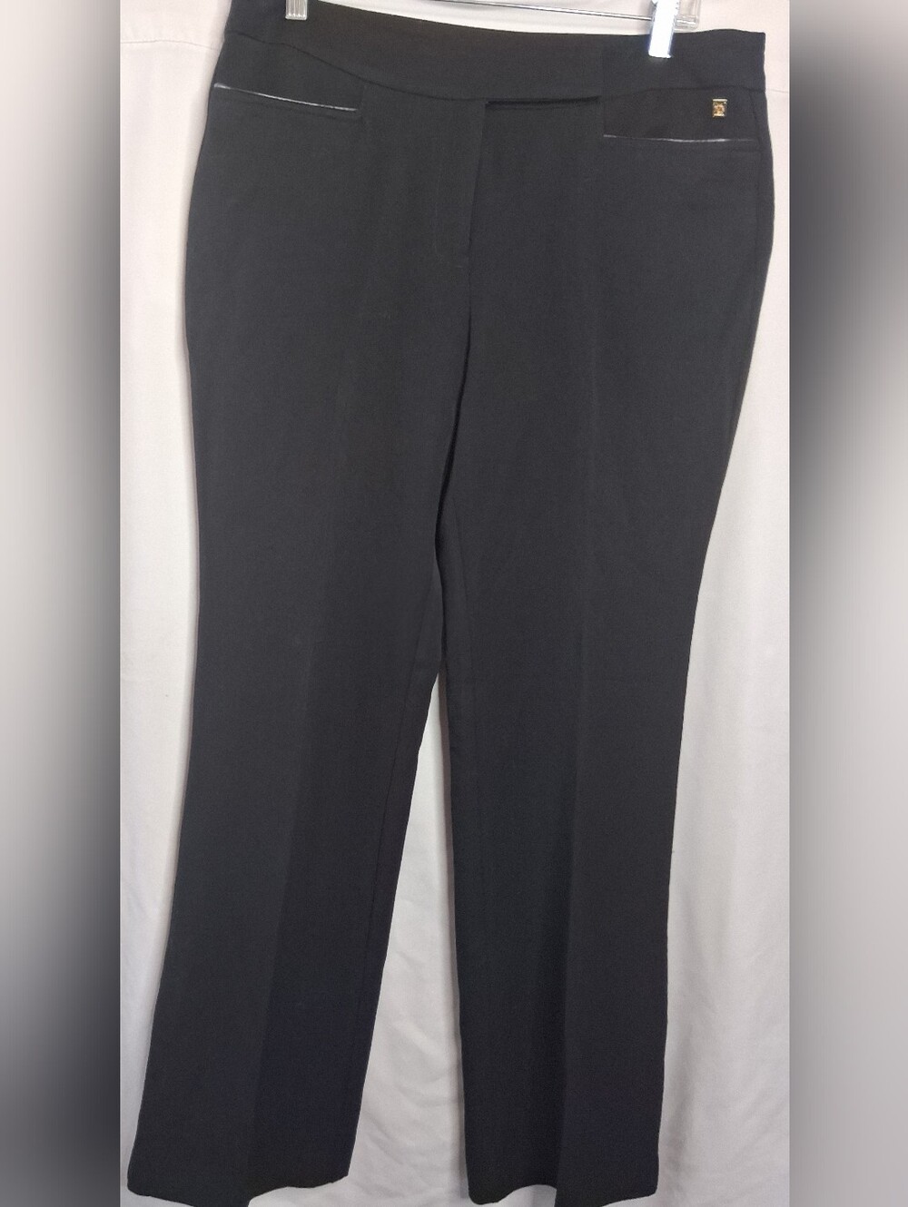 Anne Klein Black Boot Cut Pants